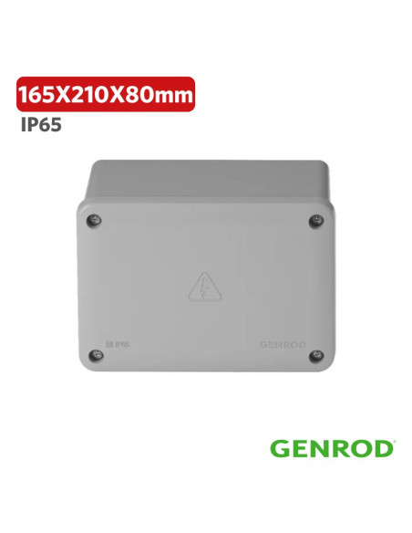 CAJA PASO PVC GENROD 165X210X 80 IP65