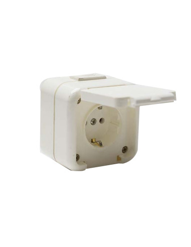 TOMA EXTERNO SCHUKO 16A.C/TAPA(S-2116)