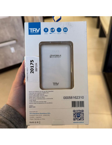 CARGADOR PORTATIL 10000MAH 2USB(1/2,1AH) 1USC C