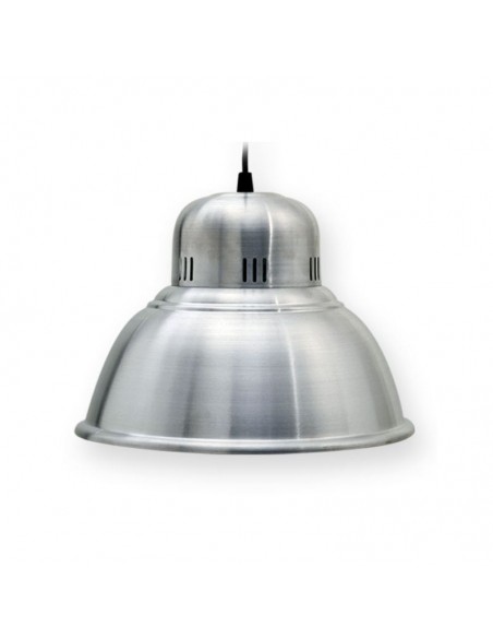 COLGANTE CAMPANA INDUSTRIAL ALUMINIO PLATIL 38CM E27