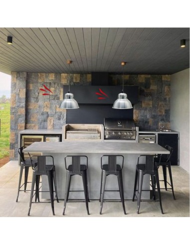 COLGANTE CAMPANA INDUSTRIAL ALUMINIO PLATIL...