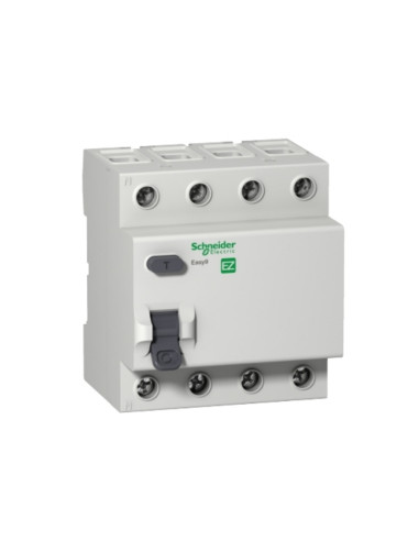 DISYUNTOR DIFERENCIAL SCHNEIDER EASY9 4X63A 30MA