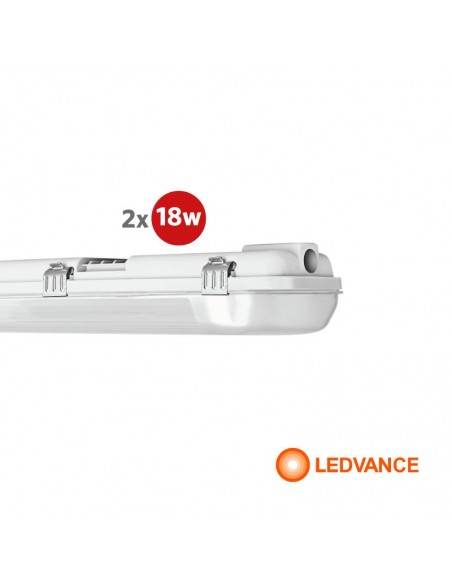 PLAFON ESTANCO LEDVANCE TUBO LED 2X18 (1200MM)